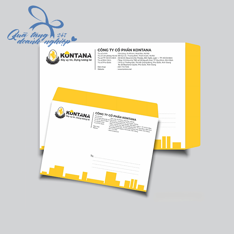 Phong Bì Thư In Logo