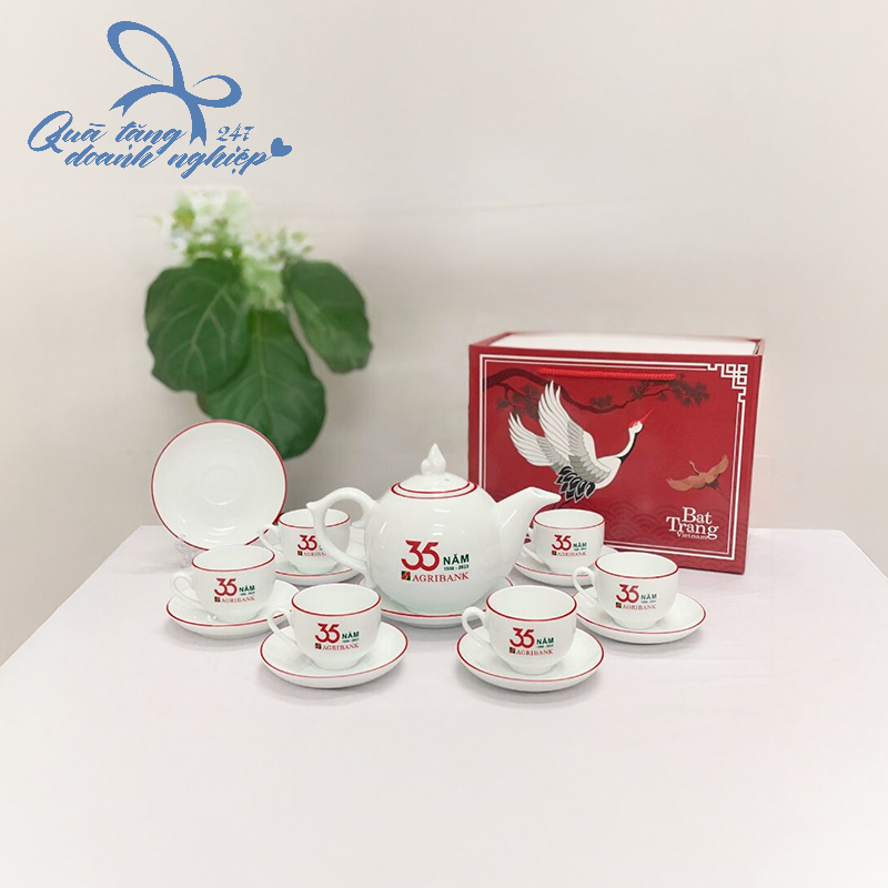 Ly - Cốc Sứ In Logo