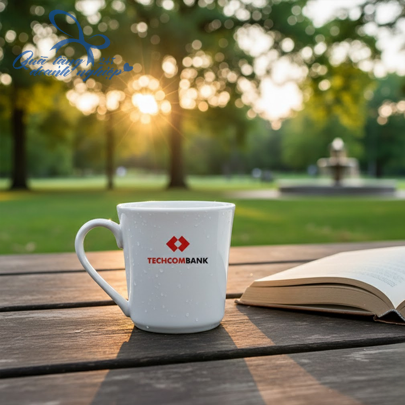 Cốc Sứ Trụ, Miệng Rộng - In Logo, Thông Tin Theo Yêu Cầu