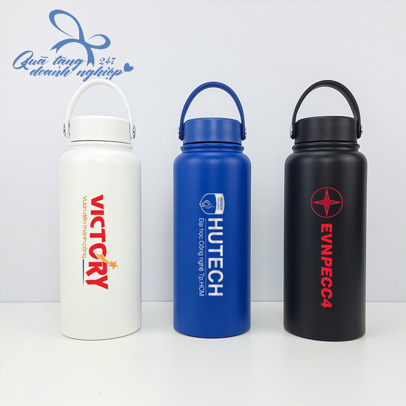 Bình Giữ Nhiệt 1l Có Tay Cầm - In Logo