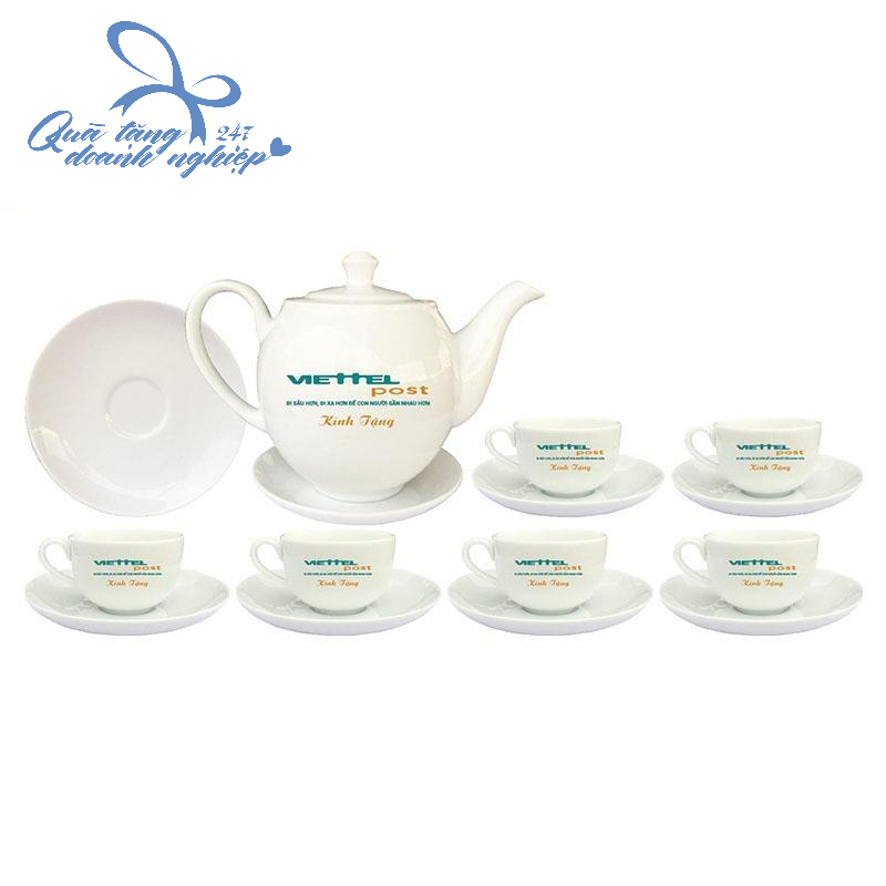 Bộ Ấm Trà Đặt In Và Thiết Kế Theo Yêu Cầu