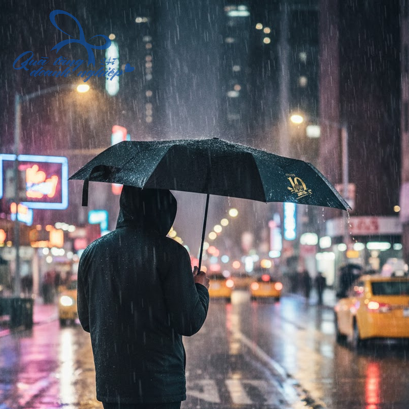 Quà Tặng Ô/Dù Thiết Kế Theo Yêu Cầu – In Logo – Mẫu 06