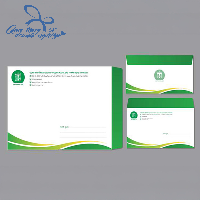 Mẫu Phong Bì Thư Doanh Nghiệp – In Theo Yêu Cầu – 08