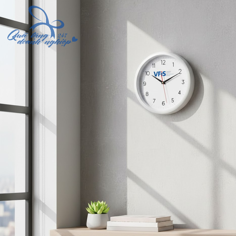 Đồng Hồ Treo Tường, In Thương Hiệu, Doanh Nghiệp - Mẫu 02
